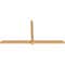 Ekena Millwork Eugene Smooth Timber Gable Bracket, Western Red Cedar, 96"W x 48"H x 3 1/2"D x 3 1/2"F, 12/12 Pitch GBW096X48X0404EUG00SWR - alternate 4